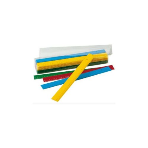 Regle de plàstic de 15 cm.