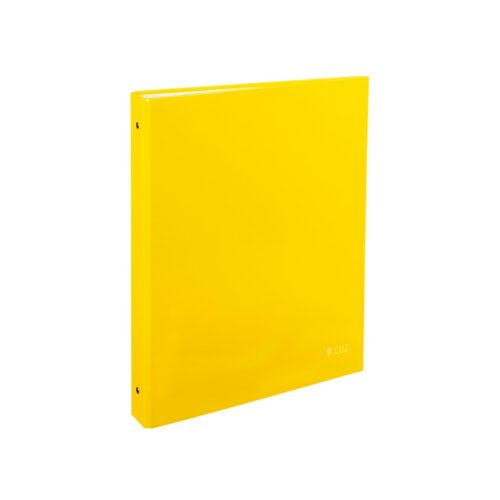 Carpeta cartró 2 anelles 40 mm. A4 - groc